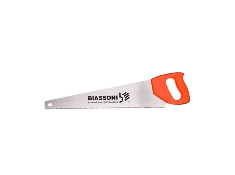 SERRUCHO CARPINTERO 450 mm BIASSONI MANGO PLASTICO
