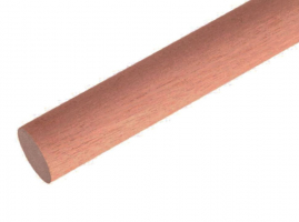 BARRAL LISO COLOR CEDRO DE 22 MM X 1,40 MT