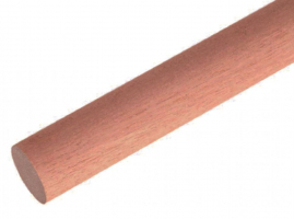 BARRAL LISO COLOR CEDRO DE 22 MM X 1,60 MT