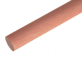 BARRAL LISO COLOR CEDRO DE 22 MM X 2,20 MT