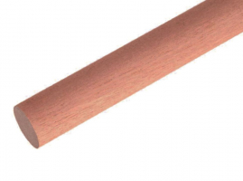 BARRAL LISO COLOR CEDRO DE 22 MM X 2,40 MT