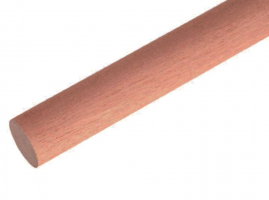 BARRAL LISO COLOR CEDRO DE 34 MM X 1,20 MT