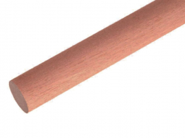 BARRAL LISO COLOR CEDRO DE 34 MM X 2,60 MT