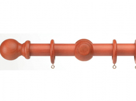 KIT BARRAL CON ARGOLLAS DE 22 MM X 1,80 MT COLOR CEDRO