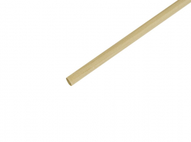 VARILLA MADERA LISA 12 MM X 1 METRO