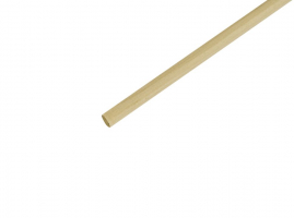 VARILLA MADERA LISA 6 MM X 1 METRO