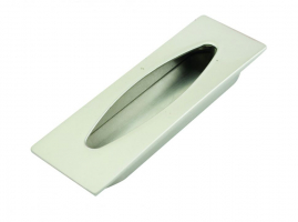 CUBETA RECTANGULAR DE NIQUEL SATINADO 96 MM