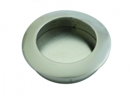 CUBETA REDONDA 40 MM CROMADO MATE