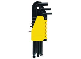 JUEGO DE LLAVES STANLEY 69-257  HEX. CAB. REDONDA 12PCZ  1/16in A 3/8in BLISTER