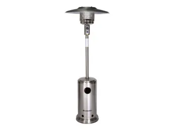 CALEFACTOR CG ACERO INOXIDABLE A GAS P/EXTERIOR 12 KW CON RUEDAS (CZGB-B)
