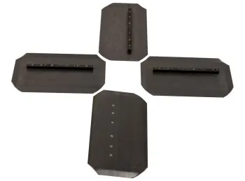 ASPA DE COMBINACION BLACK PANTHER PARA   ALLANADORA 27 X 20 CM ( X4 UND)