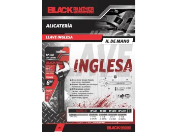 LLAVES BLACK PANTHER AJUSTABLES TIPO INGLESA 0 -1 1/4