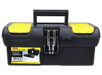 CAJA DE HTAS STANLEY 12.5in SERIE 2000 CIERRE METAL Y GAV