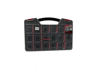 CAJA ORGANIZADORA 18 / Doble Traba Plástica BLACK PANTHER