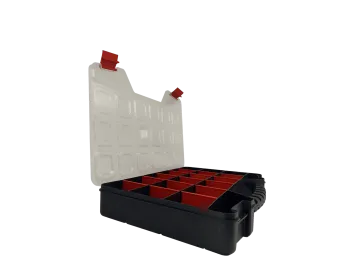 CAJA ORGANIZADORA 18 / Doble Traba Plástica BLACK PANTHER