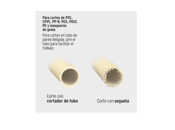 TIJERA CORTA TUBO PVC 12860 TRUPER CORE MAX 41 MM SISTEMA CRIQUE