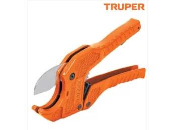 TIJERA CORTA TUBO PVC 12860 TRUPER CORE MAX 41 MM SISTEMA CRIQUE