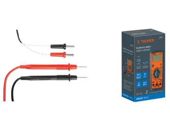 TESTER DIGITAL TRUPER JUNIORS CON 2 PUNTAS PROBADORAS Y SONDA CAJA X 4 U