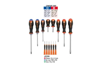 JUEGO 8 DESTORNILLADORES CONFORT GRIP + 6 DESTOR.  DE PRECISION 14197 TRUPER