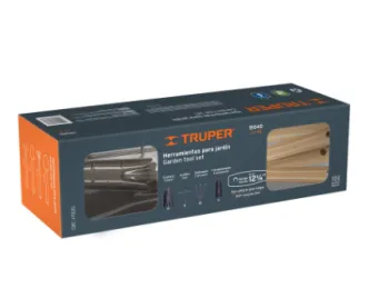JUEGO 4 HERRAMIENTAS JARDIN 15040 TRUPER MANGO MADERA 38 CM