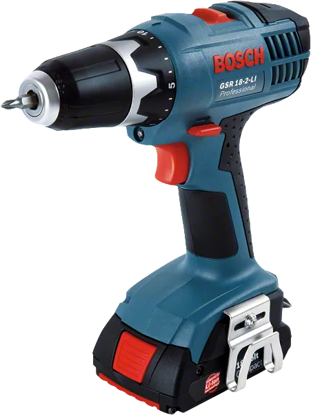 TALADRO ATORNILLADOR BOSCH GSR 18 VOLTS C/ 2 BATERIAS Y LUZ LED