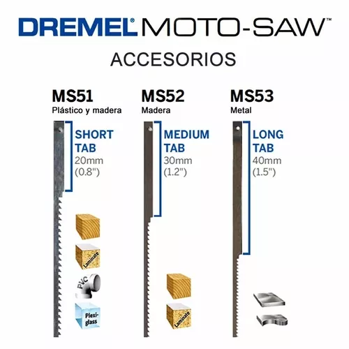 SIERRA DREMEL PARA EL CORTE DE MADERA DELICADA