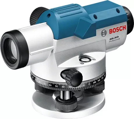 NIVEL OPTICO BOSCH GOL26D + TRIPODE BT 160+ REGLA GR 500