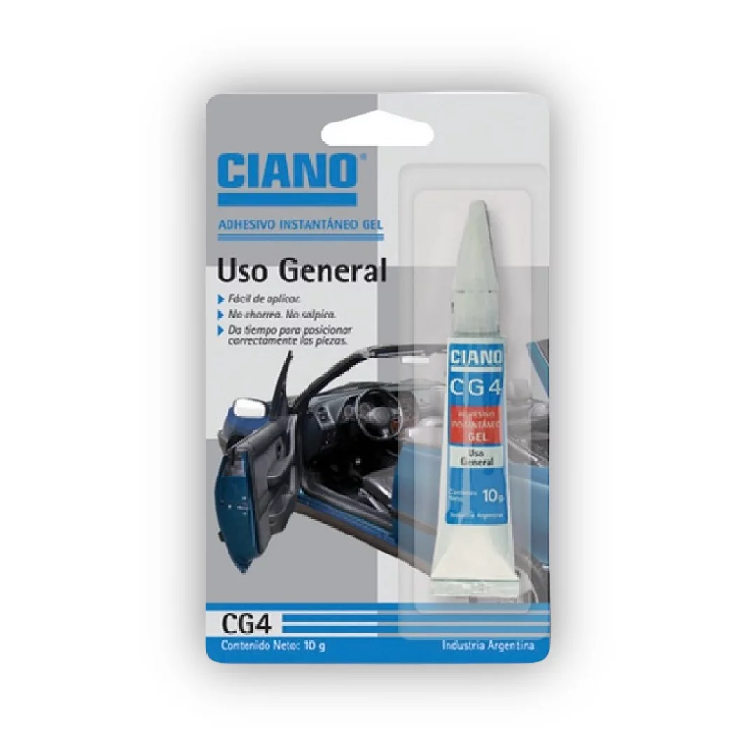 CIANO SERIE CLASICA GEL CG4 USO GENERAL-ALTA VELOCIDAD x 10 Grs.
