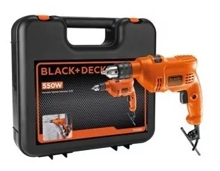 TALADRO PERCUTOR B & D 550W 10MM TP555K C/VELOCIDAD VARIABLE Y MALETIN PLASTICO