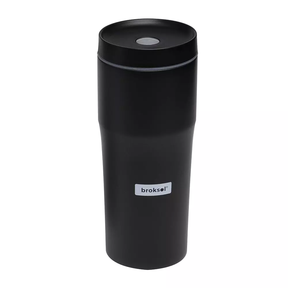 VASO TERMICO 480ML FRIO/CALOR ACERO INOX NEGRO