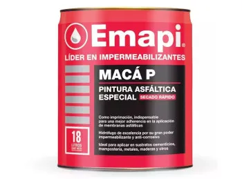 PINTURA ASFALTICA SECADOR RAPIDO MACA P 30021 EMAPI X 18 LITRO